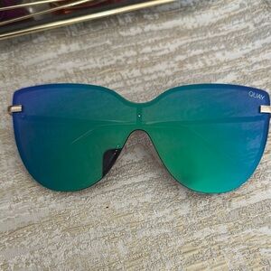 Quay Australia Blue and Green Sunglasses